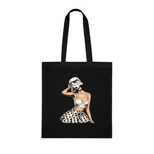Pin Up Stormtrooper Cotton Tote Bag